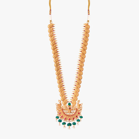 Kasu Cascade Gold Necklace set