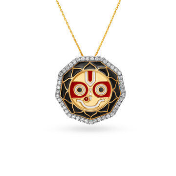 Glinting Lord Jagannath Pendant