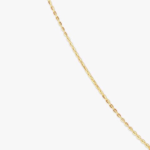 Beaded Drop Gold Chain