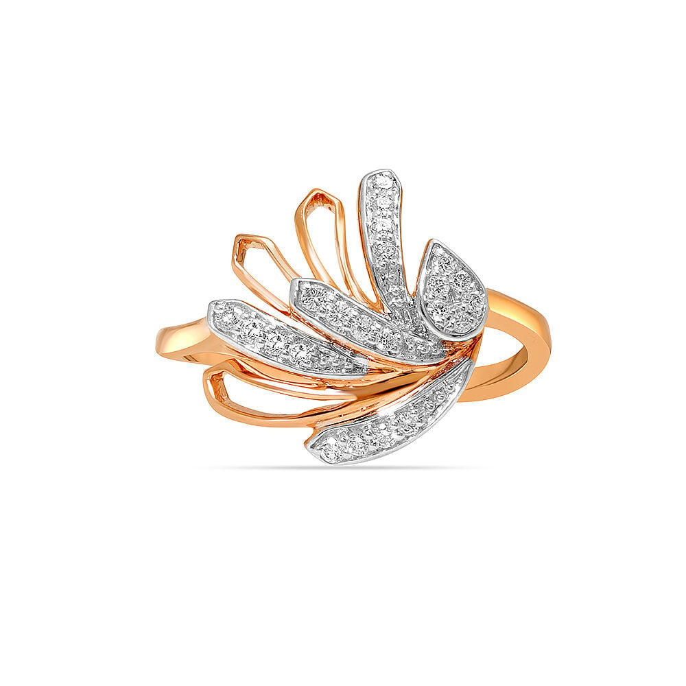 Party Wear Floral Ring | For Women | 22ct Gold