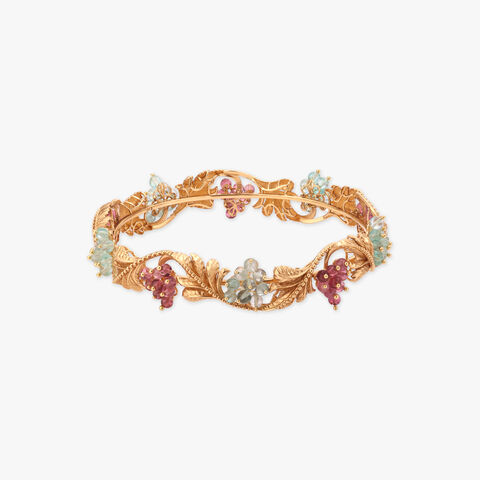Verdant Vineflow Gold Bangle