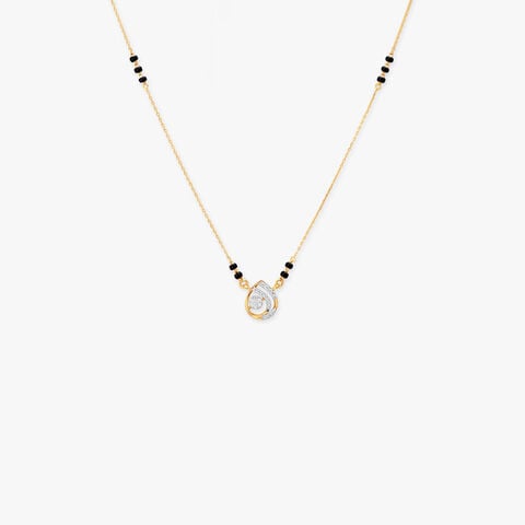 Twin Flame Diamond Mangalsutra