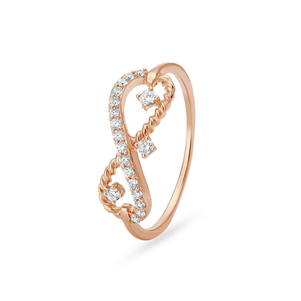 Tanishq infinity ring top