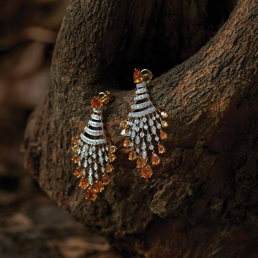 Elegant diamond earrings best sale