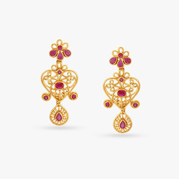 Transcendent Gold Drop Earrings