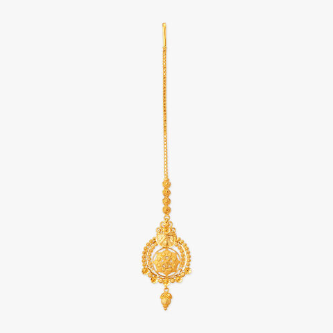 Serene Grace Gold Maang Tikka
