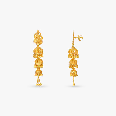 Paisley Jhumka Earrings