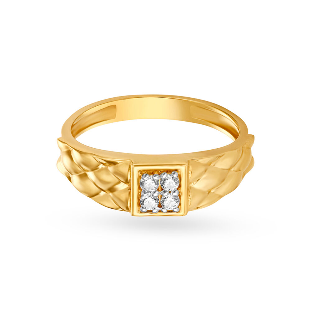 4 gram gold ring for men discount