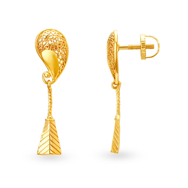 Lovely Filigree Drop Earrings,,hi-res image number null