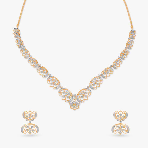 Crown Verse Diamond Necklace Set