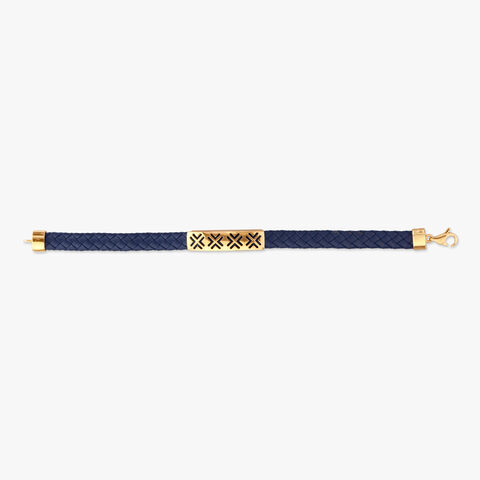 Bold Crossplay Gold Bracelet for Men
