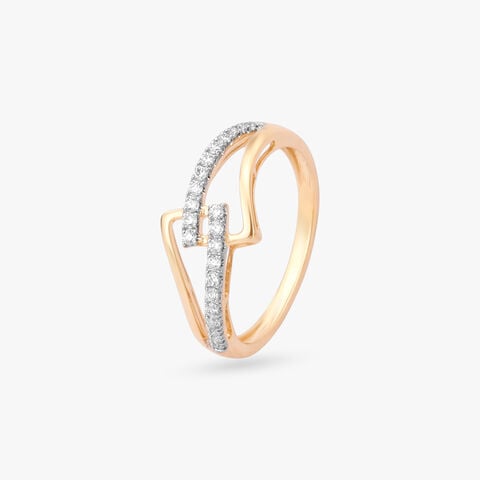 Linear Grace Diamond Ring
