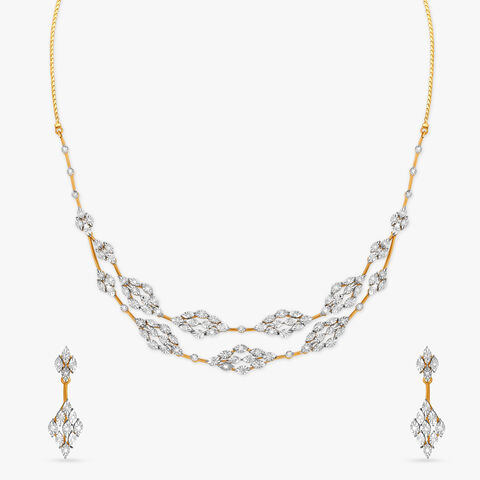 Starry Delight Diamond Necklace Set