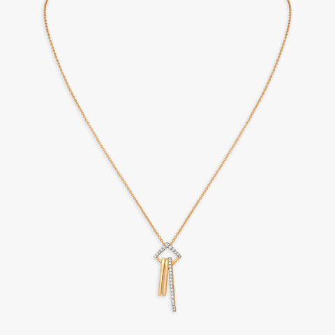 Symphony Of diamonds Pendant with Chain