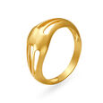 Abstract Yellow Gold Globule Finger Ring,,hi-res image number null