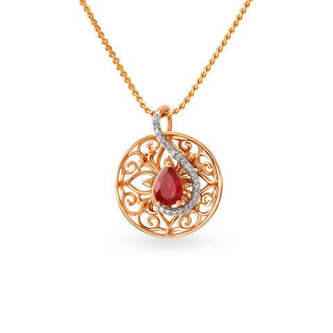 Intricate Diamond Pendant
