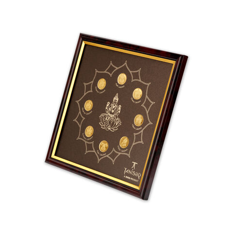 Set of 8 Ashtalakshmi 22 Karat Gold Coin