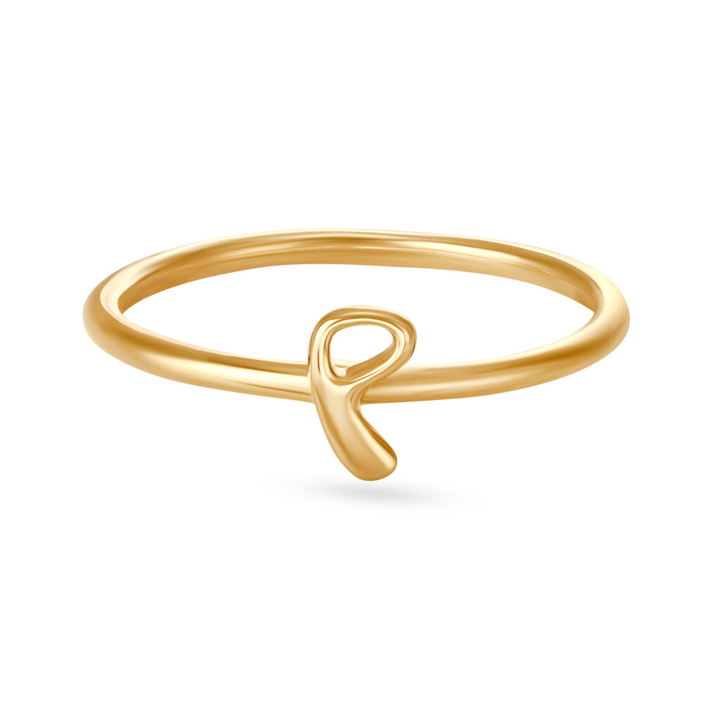 Customizable Alphabet Initial P Letter Personal Diamond 0.10 Carat 9Kt  Yellow Gold Ring For Sale at 1stDibs | gold ring p letter, gold ring with letter  p, p letter ring