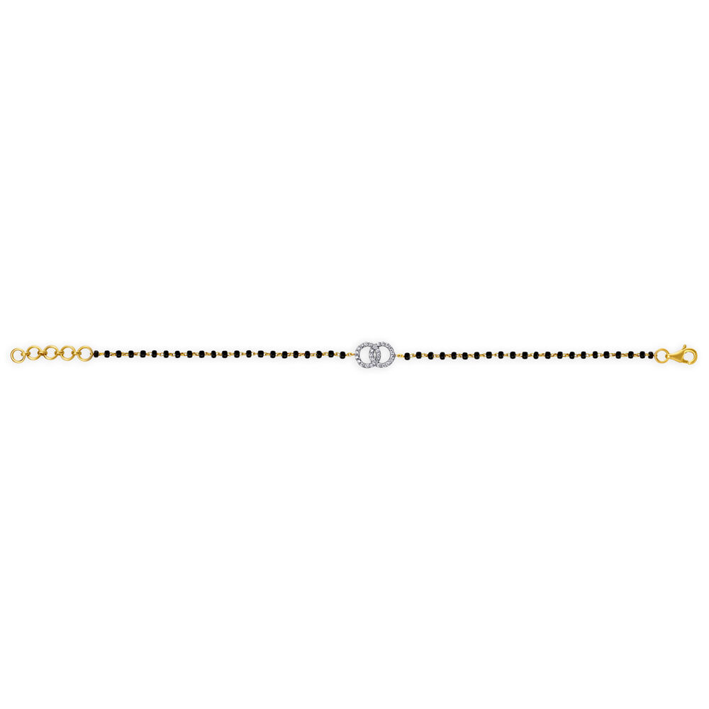 Tanishq black beads bracelet hotsell