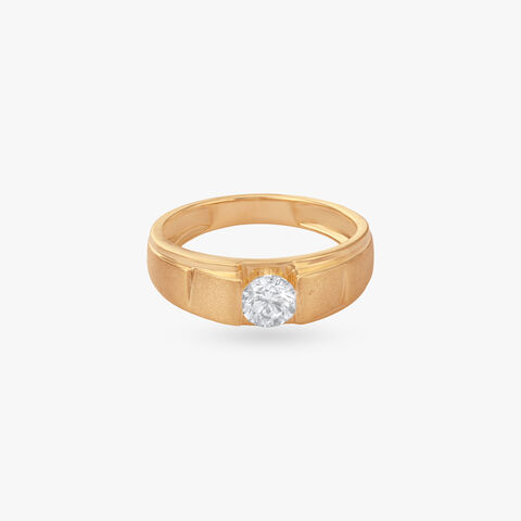 Timeless Valor Solitaire Ring for Men