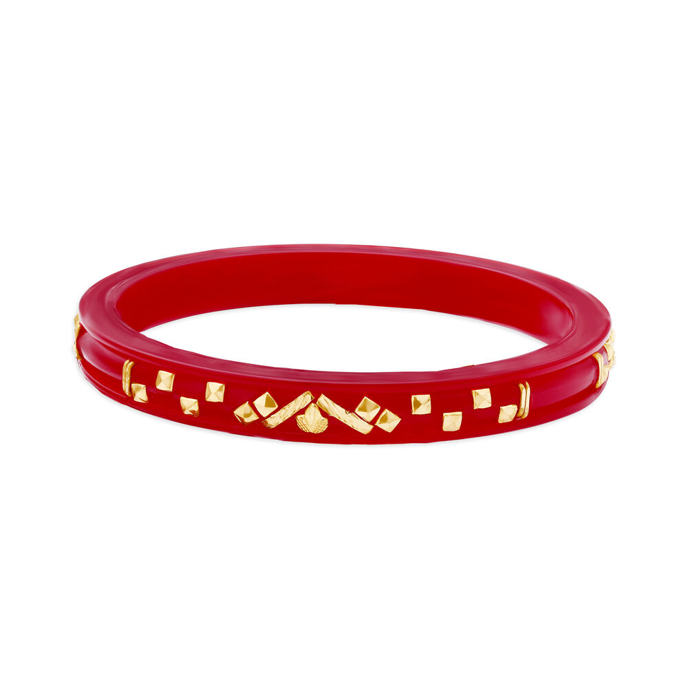 Elegant Gold Pola Bangle