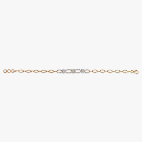 Daisy Loop Diamond Bracelet