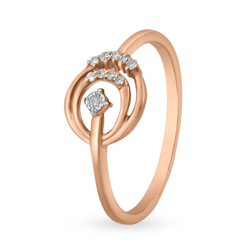 Charming Radial Diamond Ring