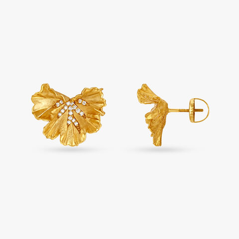 Delicate Dews Diamond Stud Earrings