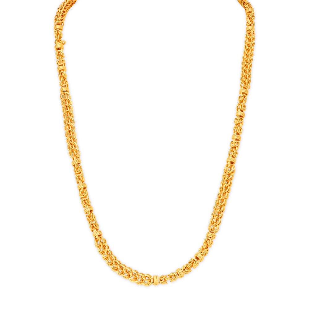 Handmade gold chain design top