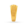 Stunning Guitar Carved Gold Finger Ring For Men,,hi-res image number null