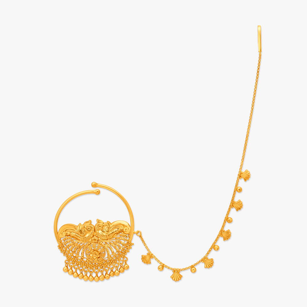 Tanishq gold nose ring outlet