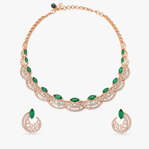Interlaced Wonders Diamond Necklace Set