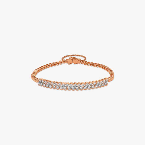 Woven Sparkles Tennis Bracelet