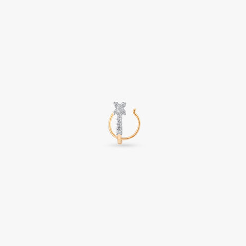 Celestial Trail Diamond Nose Pin