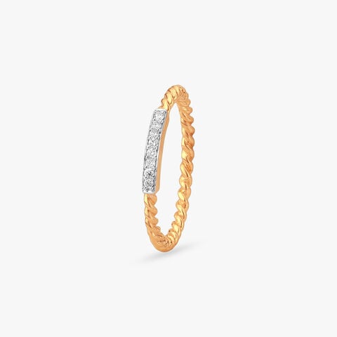 Twirl Shine Diamond Ring