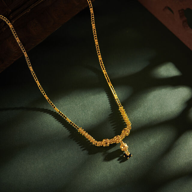 Tanishq Long Gold Mangalsutra Designs Latest Tanishq Gold