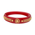 Enchanting Gold Pola Bangle for the Bengali Bride,,hi-res image number null