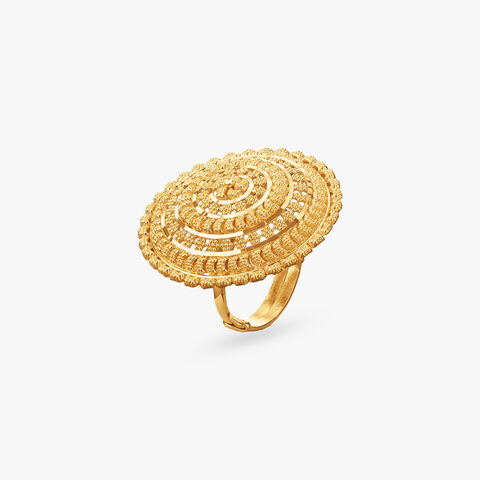 Heirloom Beadwork Gold Ring