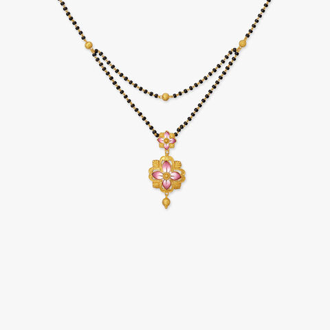 Floral Reverie Gold Mangalsutra