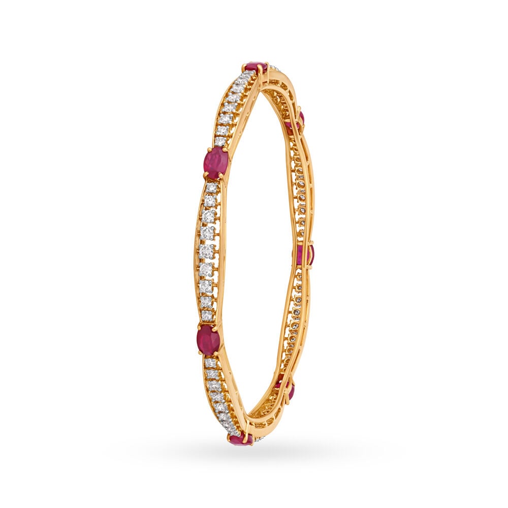 Tanishq ruby bangles store