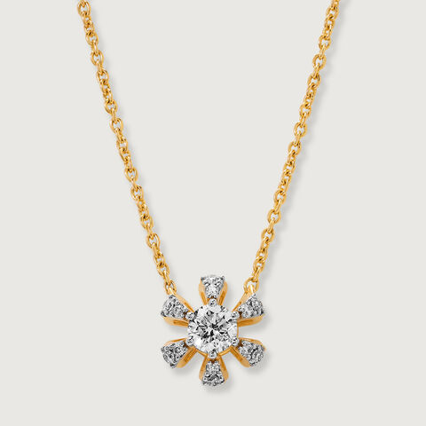 Eternal Embrace Solitaire Necklace