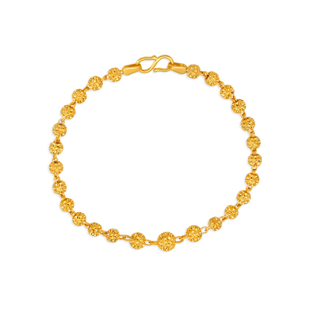 The Divija Gold Bracelet  BlueStonecom