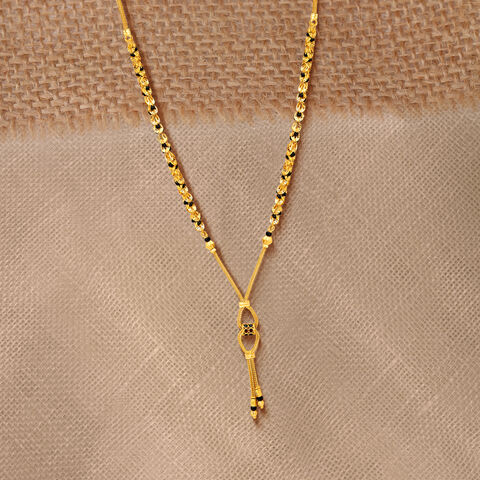 Cylinder Knot Mangalsutra