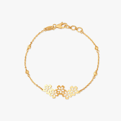 Daisy Garland Gold Bracelet