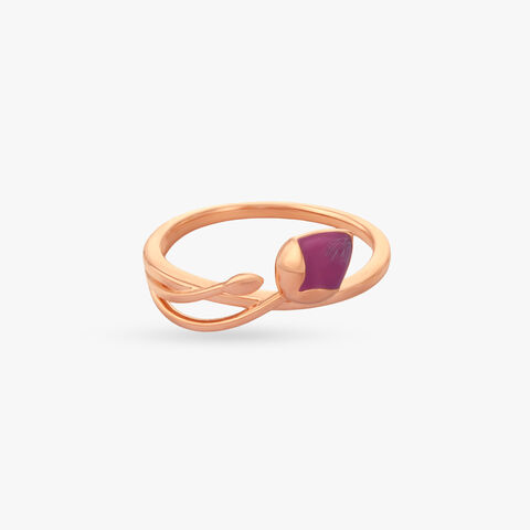 Blooming Drift Gold Ring