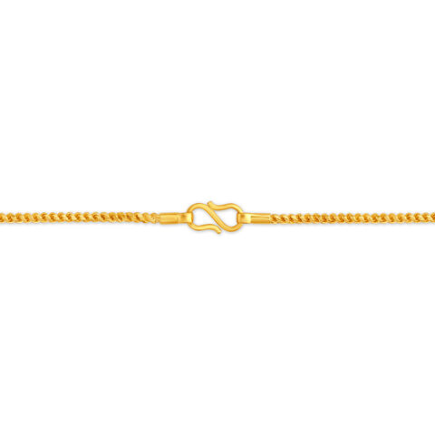 Beautiful Yellow Gold Spiral Chain