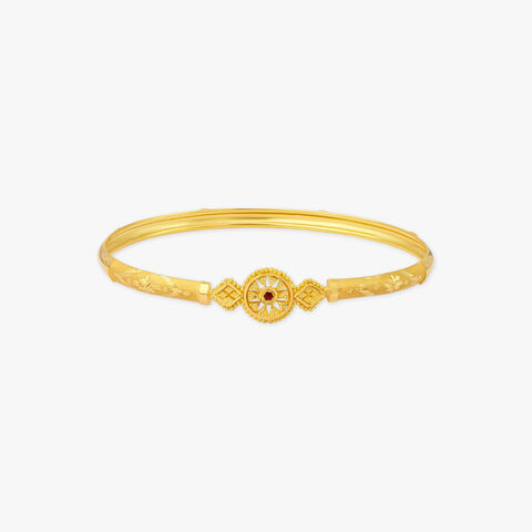 Sunwheel Grace Gold Bangle