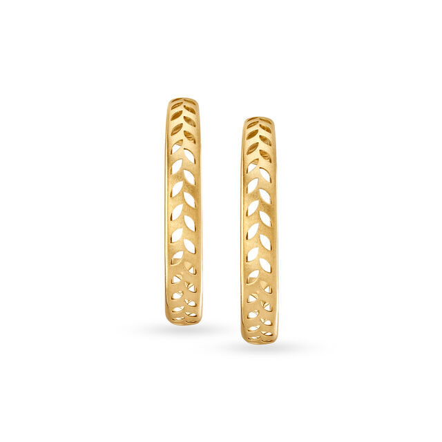 Luca Gold Hoop Earrings,,hi-res image number null