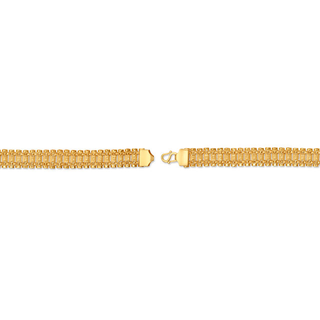 Striking Gold Bracelet for Men,,hi-res image number null