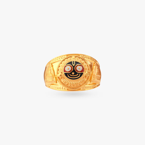 Majesty Jagannath Gold Ring for Men